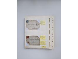 BADEN BIS WÜRTTEMBERG, Stempelsammlung auf einigen tausend Marken und Briefstücken und ein paar Dutzend Belegen, dabei auch N