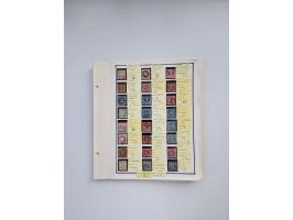 BADEN BIS WÜRTTEMBERG, Stempelsammlung auf einigen tausend Marken und Briefstücken und ein paar Dutzend Belegen, dabei auch N