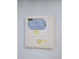 BADEN BIS WÜRTTEMBERG, Stempelsammlung auf einigen tausend Marken und Briefstücken und ein paar Dutzend Belegen, dabei auch N