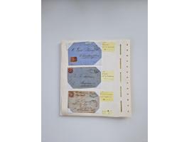 BADEN BIS WÜRTTEMBERG, Stempelsammlung auf einigen tausend Marken und Briefstücken und ein paar Dutzend Belegen, dabei auch N