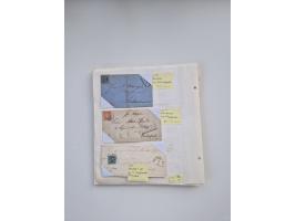 BADEN BIS WÜRTTEMBERG, Stempelsammlung auf einigen tausend Marken und Briefstücken und ein paar Dutzend Belegen, dabei auch N