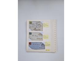 BADEN BIS WÜRTTEMBERG, Stempelsammlung auf einigen tausend Marken und Briefstücken und ein paar Dutzend Belegen, dabei auch N