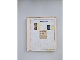 BADEN BIS WÜRTTEMBERG, Stempelsammlung auf einigen tausend Marken und Briefstücken und ein paar Dutzend Belegen, dabei auch N