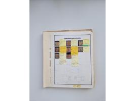 BADEN BIS WÜRTTEMBERG, Stempelsammlung auf einigen tausend Marken und Briefstücken und ein paar Dutzend Belegen, dabei auch N