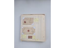 BADEN BIS WÜRTTEMBERG, Stempelsammlung auf einigen tausend Marken und Briefstücken und ein paar Dutzend Belegen, dabei auch N