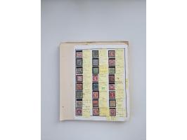 BADEN BIS WÜRTTEMBERG, Stempelsammlung auf einigen tausend Marken und Briefstücken und ein paar Dutzend Belegen, dabei auch N