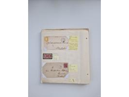 BADEN BIS WÜRTTEMBERG, Stempelsammlung auf einigen tausend Marken und Briefstücken und ein paar Dutzend Belegen, dabei auch N