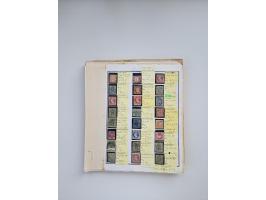 BADEN BIS WÜRTTEMBERG, Stempelsammlung auf einigen tausend Marken und Briefstücken und ein paar Dutzend Belegen, dabei auch N