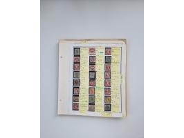 BADEN BIS WÜRTTEMBERG, Stempelsammlung auf einigen tausend Marken und Briefstücken und ein paar Dutzend Belegen, dabei auch N