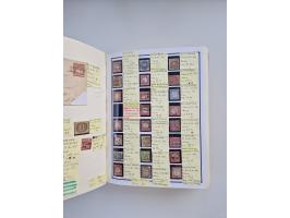 BADEN BIS WÜRTTEMBERG, Stempelsammlung auf einigen tausend Marken und Briefstücken und ein paar Dutzend Belegen, dabei auch N