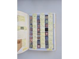 BADEN BIS WÜRTTEMBERG, Stempelsammlung auf einigen tausend Marken und Briefstücken und ein paar Dutzend Belegen, dabei auch N