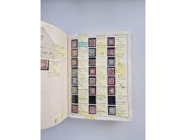 BADEN BIS WÜRTTEMBERG, Stempelsammlung auf einigen tausend Marken und Briefstücken und ein paar Dutzend Belegen, dabei auch N