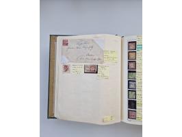 BADEN BIS WÜRTTEMBERG, Stempelsammlung auf einigen tausend Marken und Briefstücken und ein paar Dutzend Belegen, dabei auch N