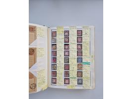 BADEN BIS WÜRTTEMBERG, Stempelsammlung auf einigen tausend Marken und Briefstücken und ein paar Dutzend Belegen, dabei auch N