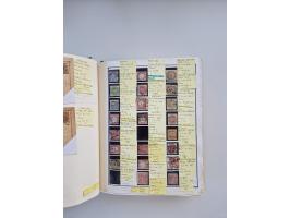 BADEN BIS WÜRTTEMBERG, Stempelsammlung auf einigen tausend Marken und Briefstücken und ein paar Dutzend Belegen, dabei auch N