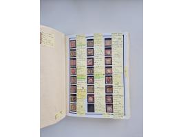 BADEN BIS WÜRTTEMBERG, Stempelsammlung auf einigen tausend Marken und Briefstücken und ein paar Dutzend Belegen, dabei auch N