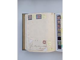 BADEN BIS WÜRTTEMBERG, Stempelsammlung auf einigen tausend Marken und Briefstücken und ein paar Dutzend Belegen, dabei auch N