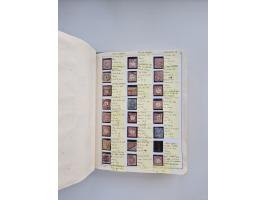 BADEN BIS WÜRTTEMBERG, Stempelsammlung auf einigen tausend Marken und Briefstücken und ein paar Dutzend Belegen, dabei auch N