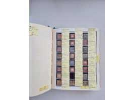 BADEN BIS WÜRTTEMBERG, Stempelsammlung auf einigen tausend Marken und Briefstücken und ein paar Dutzend Belegen, dabei auch N