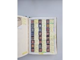 BADEN BIS WÜRTTEMBERG, Stempelsammlung auf einigen tausend Marken und Briefstücken und ein paar Dutzend Belegen, dabei auch N