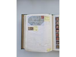 BADEN BIS WÜRTTEMBERG, Stempelsammlung auf einigen tausend Marken und Briefstücken und ein paar Dutzend Belegen, dabei auch N