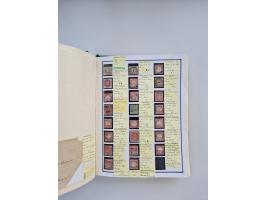 BADEN BIS WÜRTTEMBERG, Stempelsammlung auf einigen tausend Marken und Briefstücken und ein paar Dutzend Belegen, dabei auch N