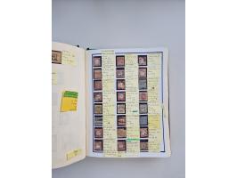 BADEN BIS WÜRTTEMBERG, Stempelsammlung auf einigen tausend Marken und Briefstücken und ein paar Dutzend Belegen, dabei auch N