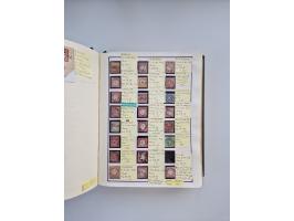 BADEN BIS WÜRTTEMBERG, Stempelsammlung auf einigen tausend Marken und Briefstücken und ein paar Dutzend Belegen, dabei auch N