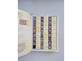 BADEN BIS WÜRTTEMBERG, Stempelsammlung auf einigen tausend Marken und Briefstücken und ein paar Dutzend Belegen, dabei auch N