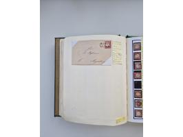 BADEN BIS WÜRTTEMBERG, Stempelsammlung auf einigen tausend Marken und Briefstücken und ein paar Dutzend Belegen, dabei auch N