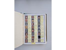 BADEN BIS WÜRTTEMBERG, Stempelsammlung auf einigen tausend Marken und Briefstücken und ein paar Dutzend Belegen, dabei auch N