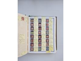 BADEN BIS WÜRTTEMBERG, Stempelsammlung auf einigen tausend Marken und Briefstücken und ein paar Dutzend Belegen, dabei auch N