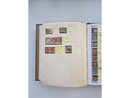 BADEN BIS WÜRTTEMBERG, Stempelsammlung auf einigen tausend Marken und Briefstücken und ein paar Dutzend Belegen, dabei auch N