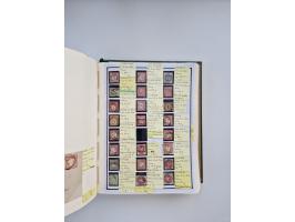 BADEN BIS WÜRTTEMBERG, Stempelsammlung auf einigen tausend Marken und Briefstücken und ein paar Dutzend Belegen, dabei auch N