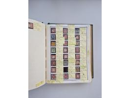 BADEN BIS WÜRTTEMBERG, Stempelsammlung auf einigen tausend Marken und Briefstücken und ein paar Dutzend Belegen, dabei auch N