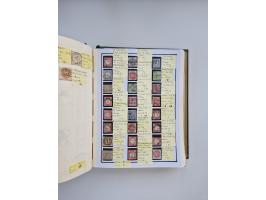 BADEN BIS WÜRTTEMBERG, Stempelsammlung auf einigen tausend Marken und Briefstücken und ein paar Dutzend Belegen, dabei auch N