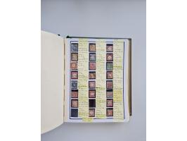 BADEN BIS WÜRTTEMBERG, Stempelsammlung auf einigen tausend Marken und Briefstücken und ein paar Dutzend Belegen, dabei auch N