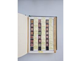 BADEN BIS WÜRTTEMBERG, Stempelsammlung auf einigen tausend Marken und Briefstücken und ein paar Dutzend Belegen, dabei auch N