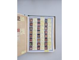 BADEN BIS WÜRTTEMBERG, Stempelsammlung auf einigen tausend Marken und Briefstücken und ein paar Dutzend Belegen, dabei auch N