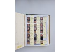 BADEN BIS WÜRTTEMBERG, Stempelsammlung auf einigen tausend Marken und Briefstücken und ein paar Dutzend Belegen, dabei auch N