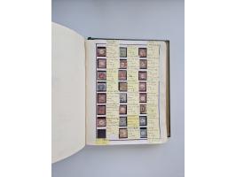 BADEN BIS WÜRTTEMBERG, Stempelsammlung auf einigen tausend Marken und Briefstücken und ein paar Dutzend Belegen, dabei auch N