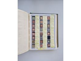 BADEN BIS WÜRTTEMBERG, Stempelsammlung auf einigen tausend Marken und Briefstücken und ein paar Dutzend Belegen, dabei auch N