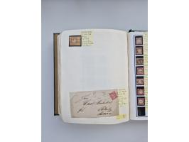 BADEN BIS WÜRTTEMBERG, Stempelsammlung auf einigen tausend Marken und Briefstücken und ein paar Dutzend Belegen, dabei auch N