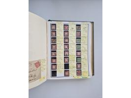 BADEN BIS WÜRTTEMBERG, Stempelsammlung auf einigen tausend Marken und Briefstücken und ein paar Dutzend Belegen, dabei auch N