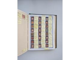 BADEN BIS WÜRTTEMBERG, Stempelsammlung auf einigen tausend Marken und Briefstücken und ein paar Dutzend Belegen, dabei auch N