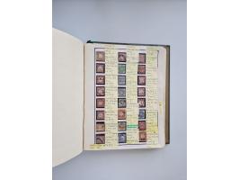 BADEN BIS WÜRTTEMBERG, Stempelsammlung auf einigen tausend Marken und Briefstücken und ein paar Dutzend Belegen, dabei auch N