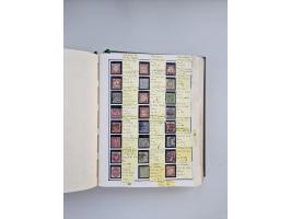 BADEN BIS WÜRTTEMBERG, Stempelsammlung auf einigen tausend Marken und Briefstücken und ein paar Dutzend Belegen, dabei auch N