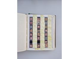 BADEN BIS WÜRTTEMBERG, Stempelsammlung auf einigen tausend Marken und Briefstücken und ein paar Dutzend Belegen, dabei auch N