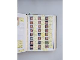 BADEN BIS WÜRTTEMBERG, Stempelsammlung auf einigen tausend Marken und Briefstücken und ein paar Dutzend Belegen, dabei auch N