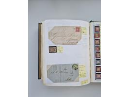 BADEN BIS WÜRTTEMBERG, Stempelsammlung auf einigen tausend Marken und Briefstücken und ein paar Dutzend Belegen, dabei auch N